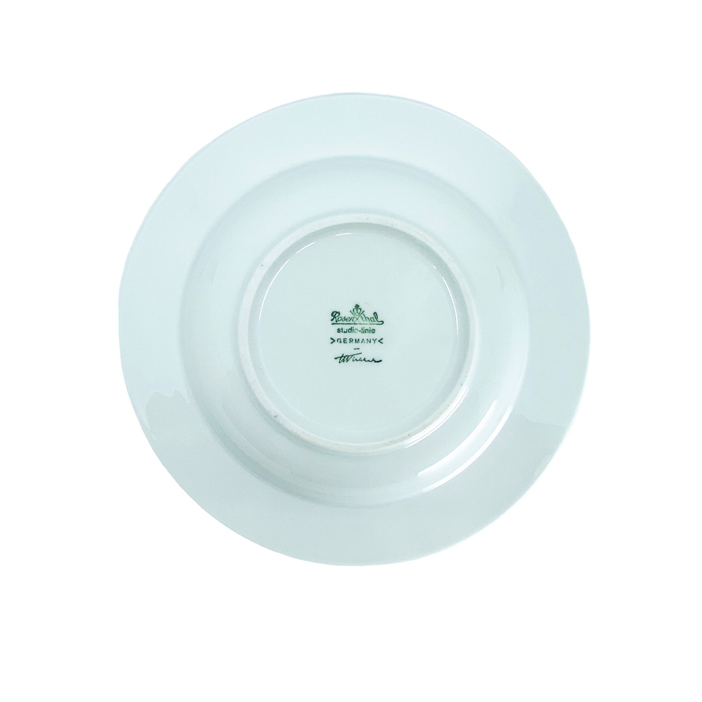 Vintage Wirkkala for Rosenthal Studio Line Green Ceramic Ashtray