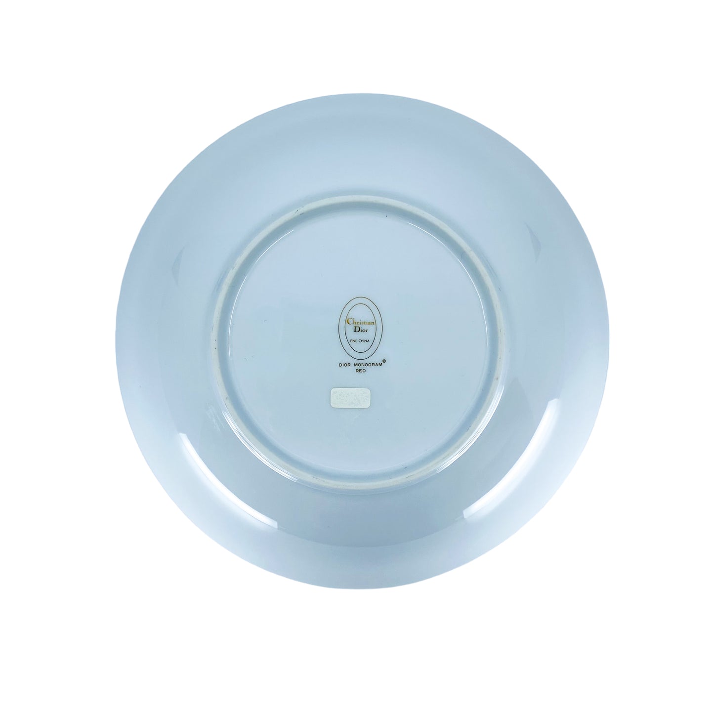 Christian Dior Fine China Red Monogram Bowl