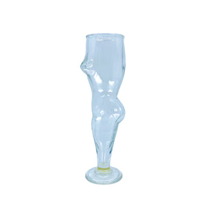 Naked Lady Clear Glass Vase