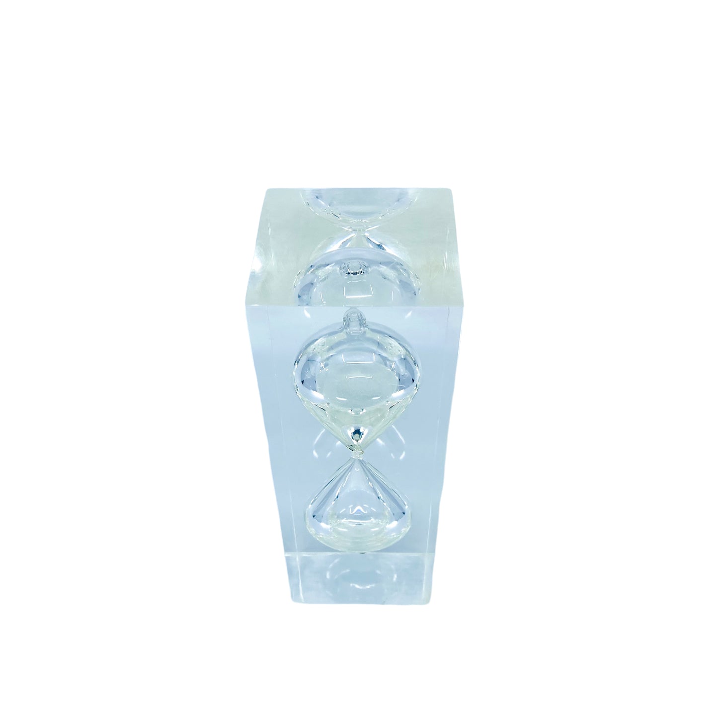 Vintage 1970’s Floating in Lucite Sand Timer