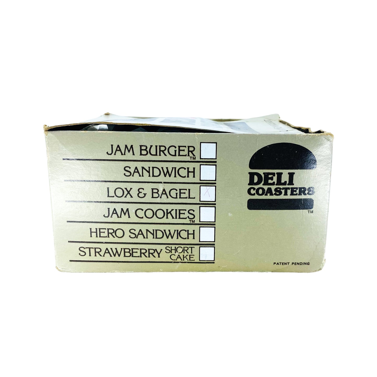 Jo Anne Marquardt Deli Coasters JAM Inc. Bagel Lox Ceramic Coaster Set