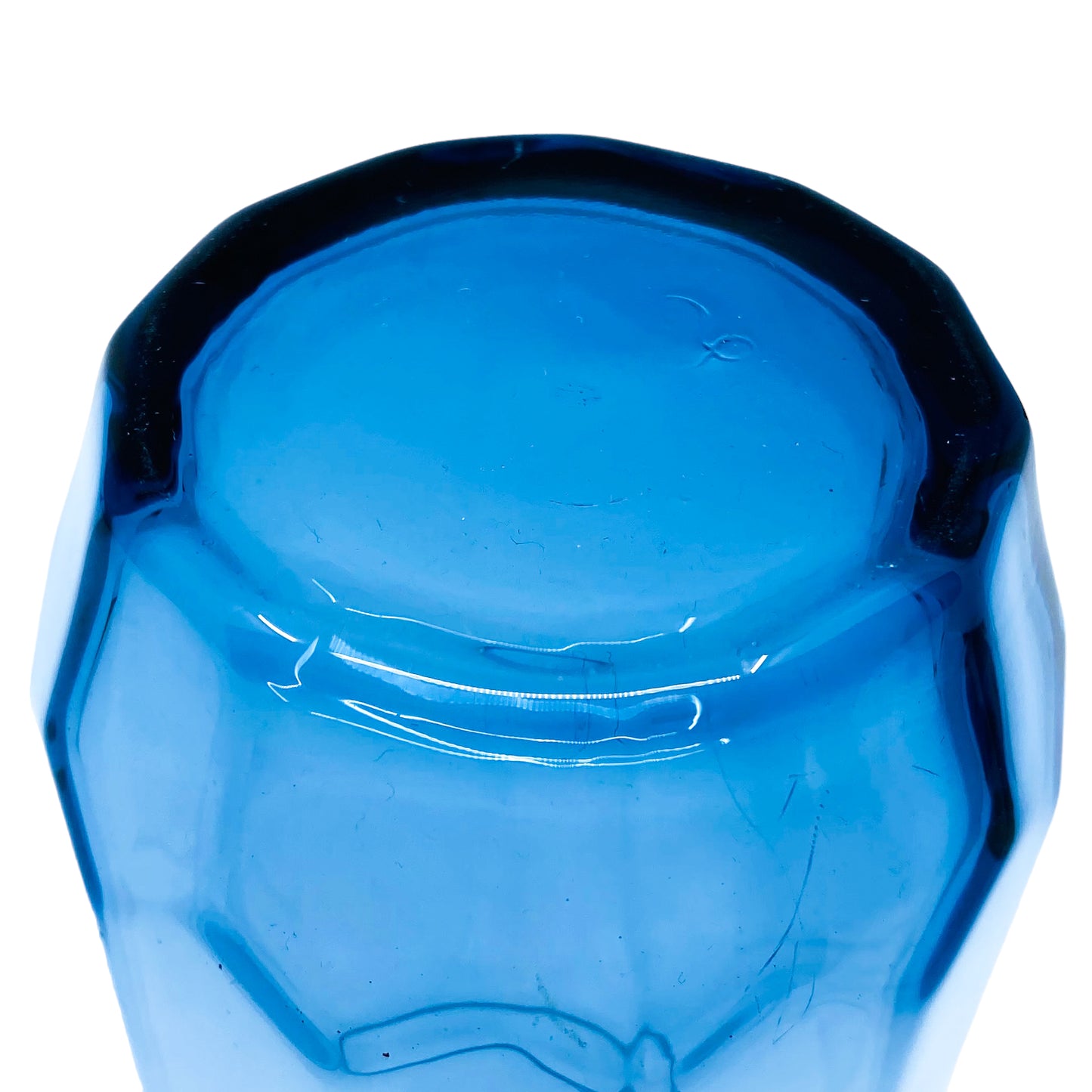 Vintage Blue Smoke Libbey Glasses, Set of 4