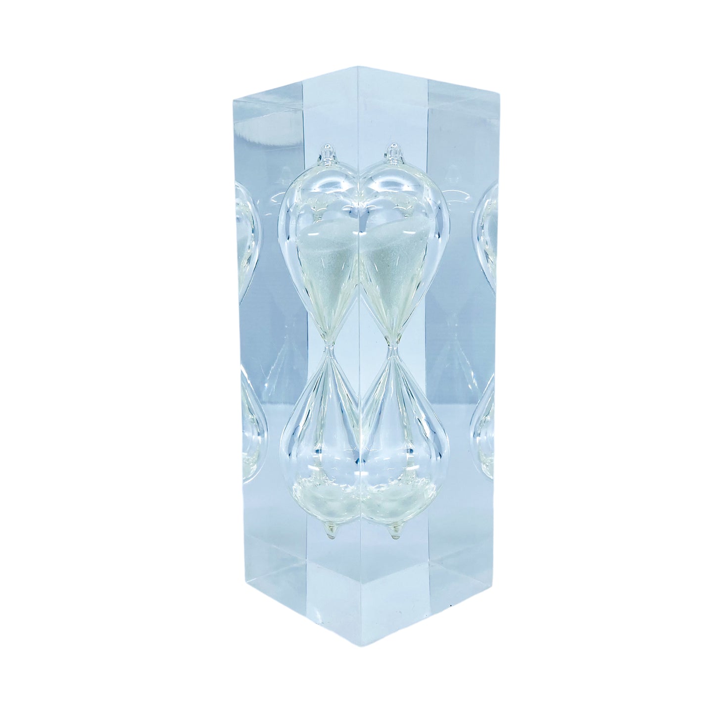 Vintage 1970’s Floating in Lucite Sand Timer