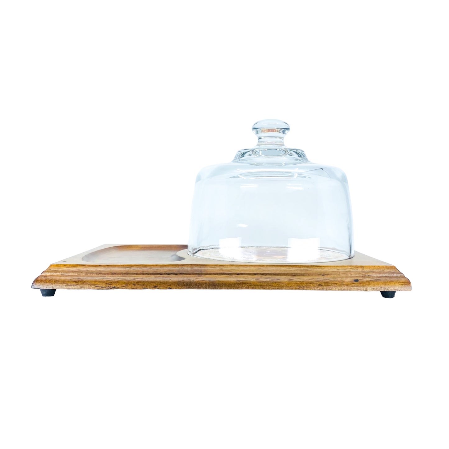 Vintage Himark Saltera Cloche & Cheese Board, 1982