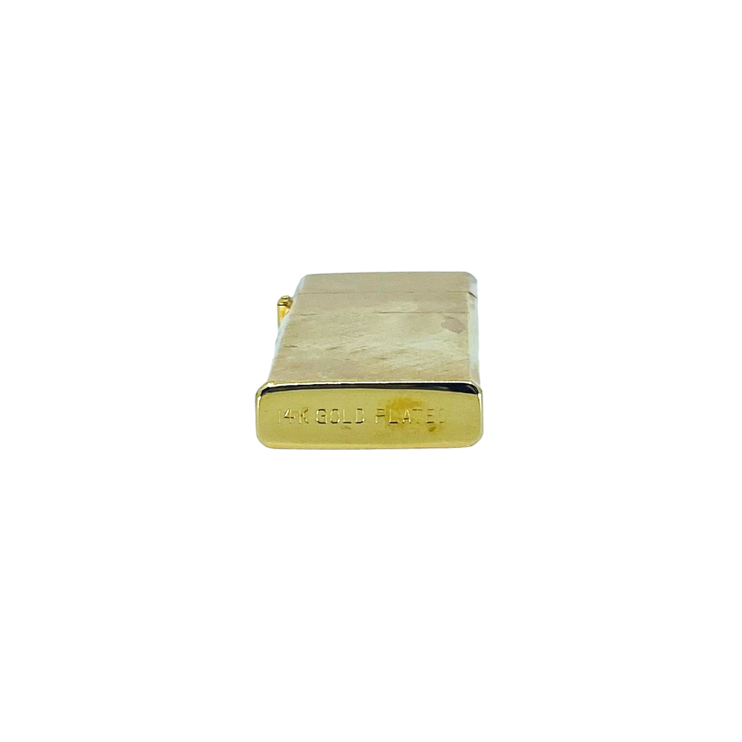 Vintage 14kt Gold Plated Slim Butane Lighter, New