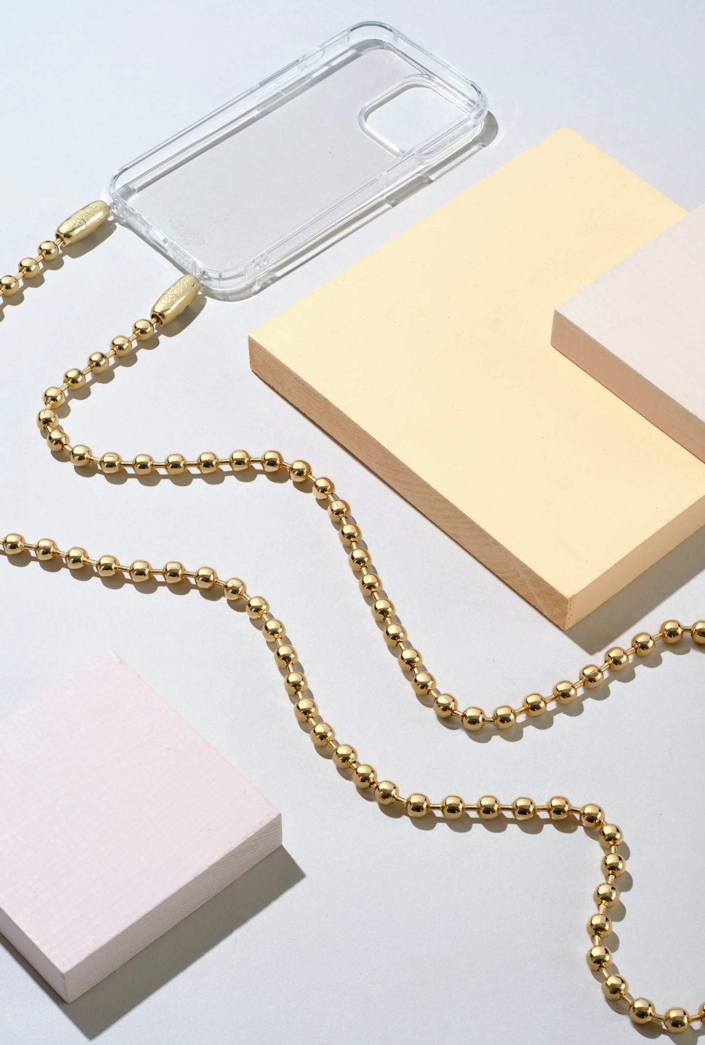 Ossa: Gold Ballchain Crossbody
