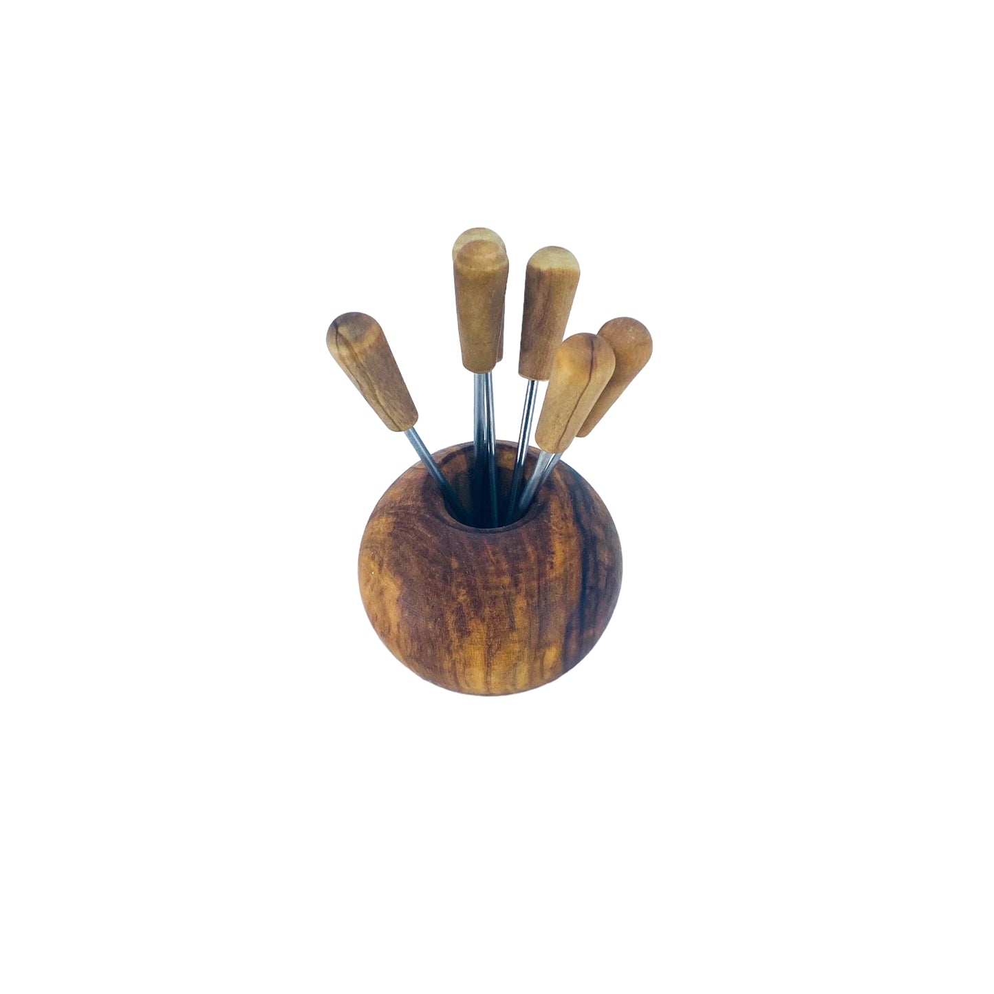 Vintage Olive Wood Hors D’oeuvre Party Picks