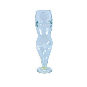 Naked Lady Clear Glass Vase