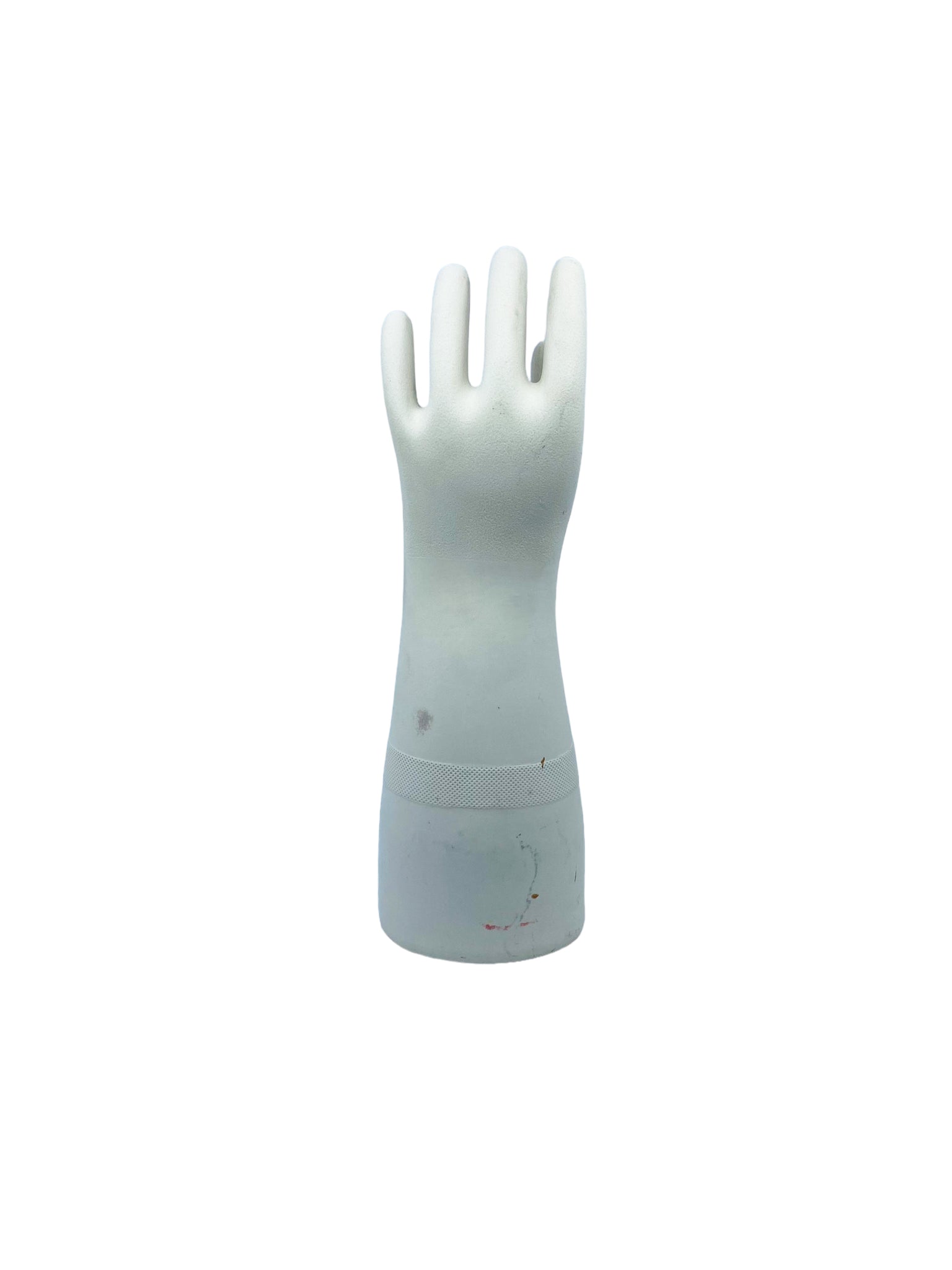 Vintage Porcelain Large Rubber Glove Mold, Size 10