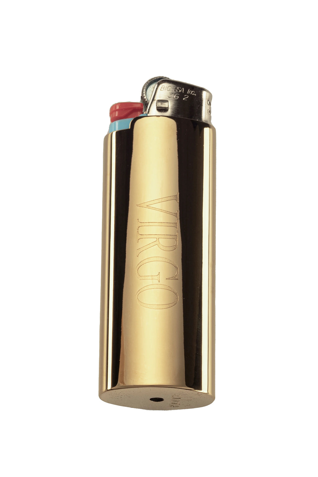 Abbode: 14kt Gold Plated Zodiac Lighter Case, Virgo