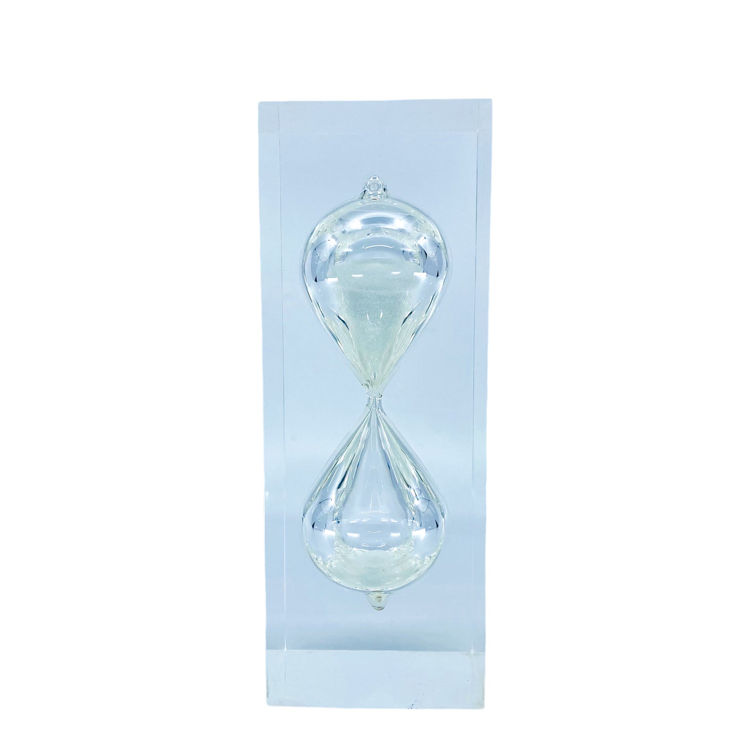 Vintage 1970’s Floating in Lucite Sand Timer