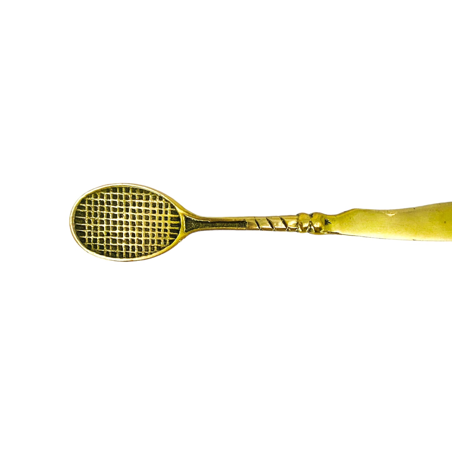 Brass Tennis Racket Letter Opener