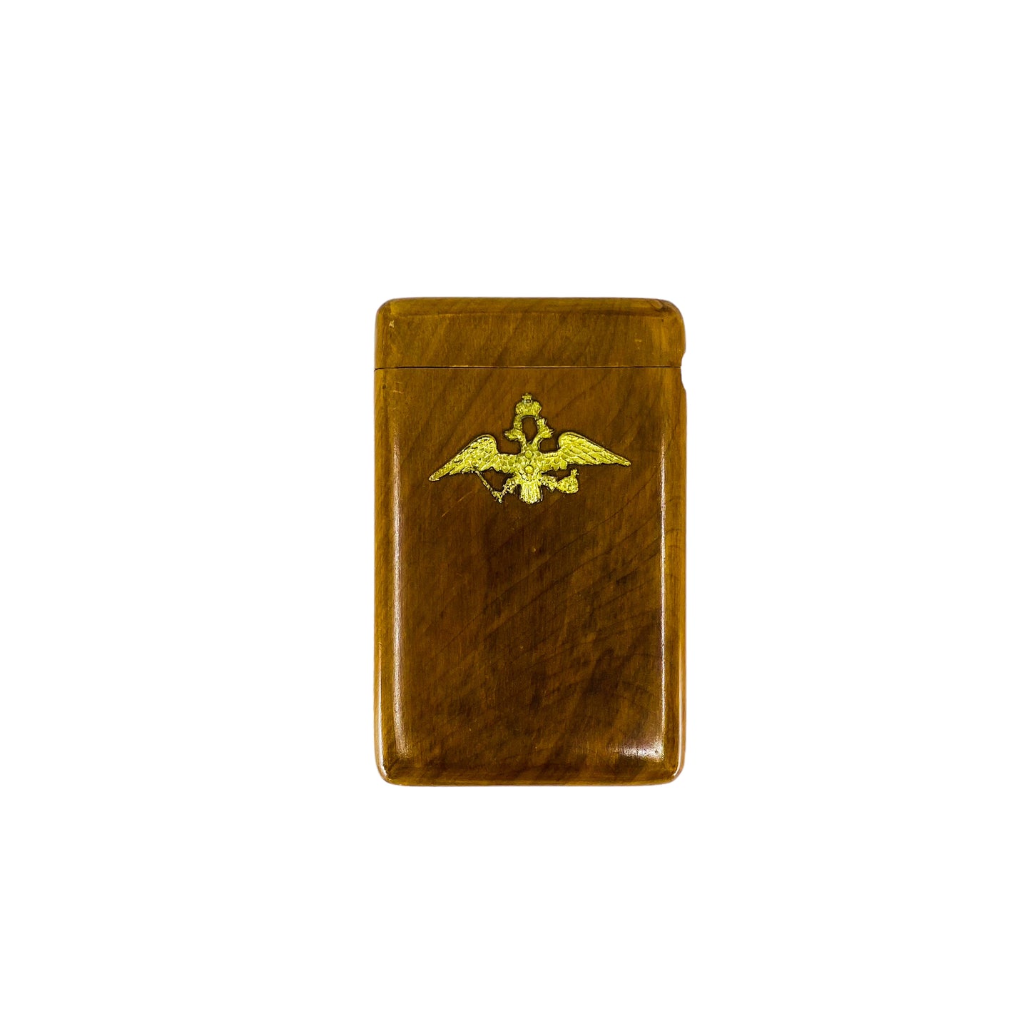 Vintage Hand Carved Wood Cigarette / Joint Case