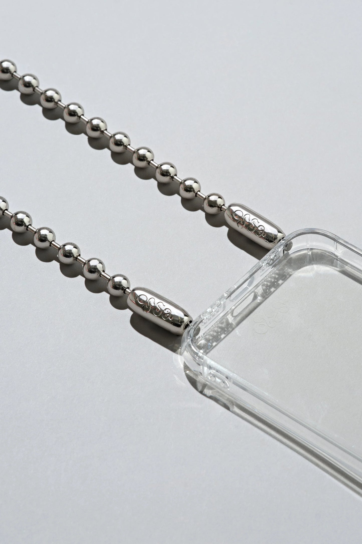 Ossa: Rhodium Ballchain Crossbody