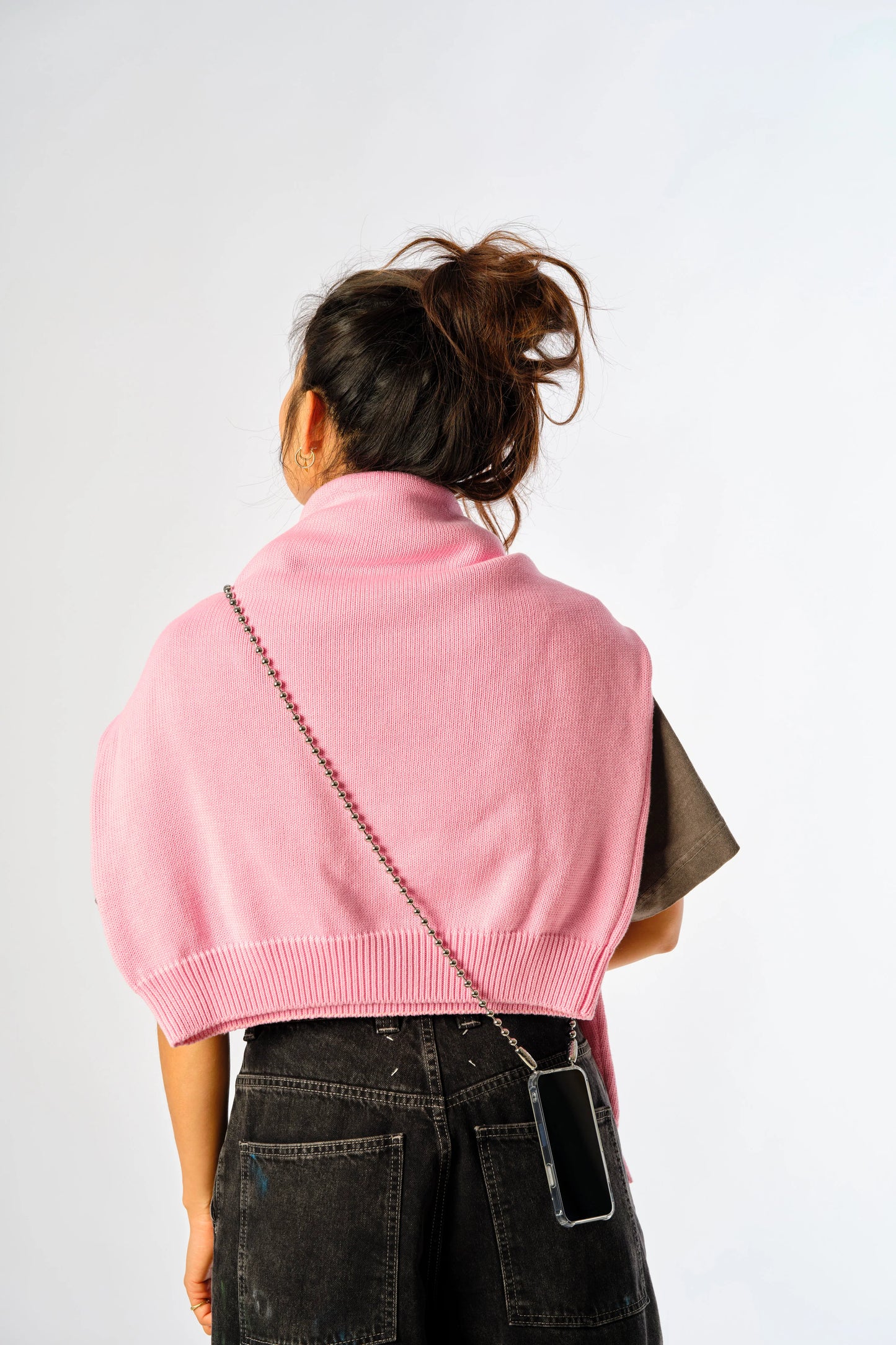 Ossa: Rhodium Ballchain Crossbody