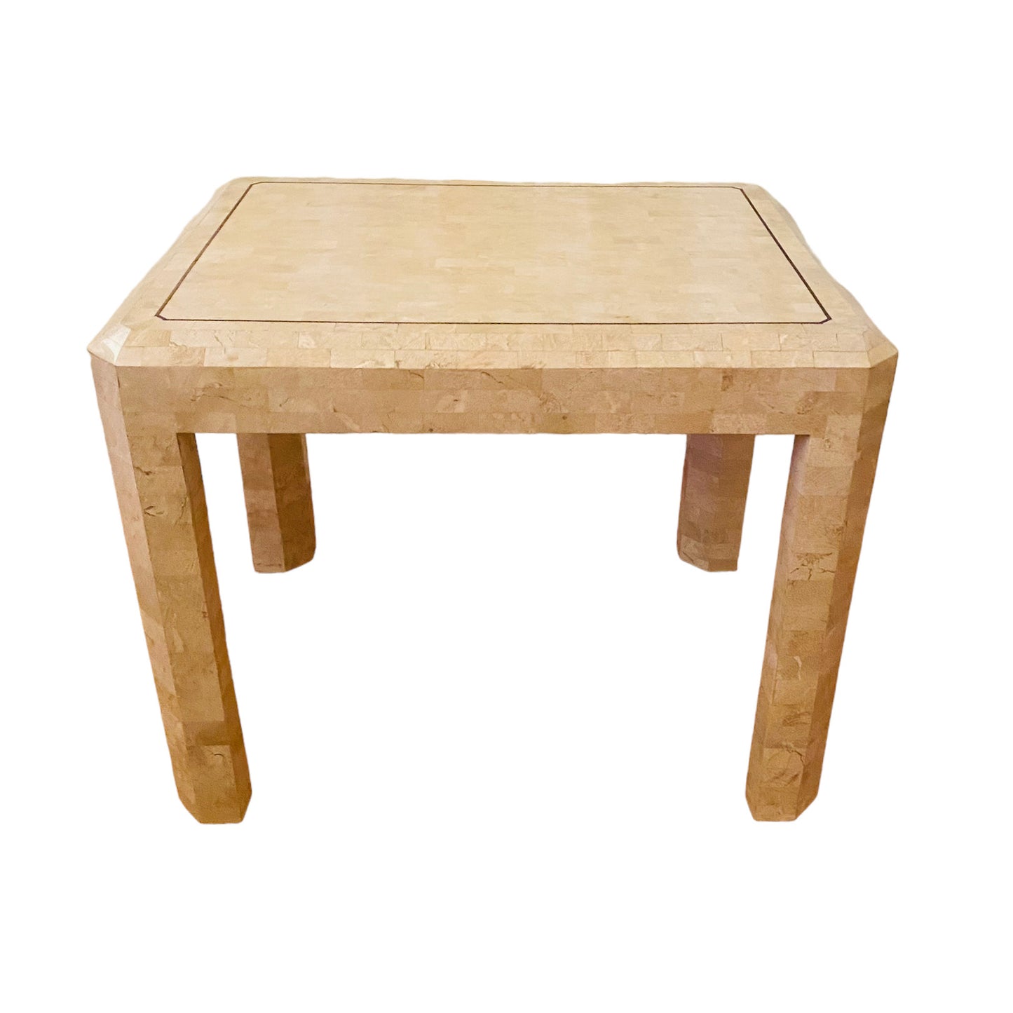 1980s Maitland Smith Tessellated Stone Side Table, Local Pick Up Only**