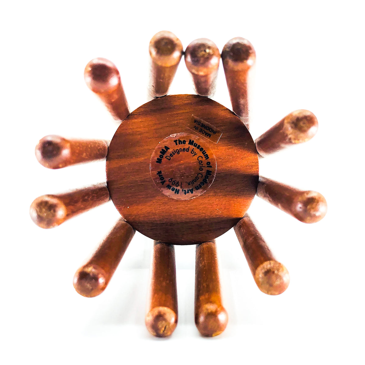 MoMA Carlo Contin ナチュラルウッドのサテライトボウル MoMA Satellite Bowl by Carlo Contin – Maven Collective