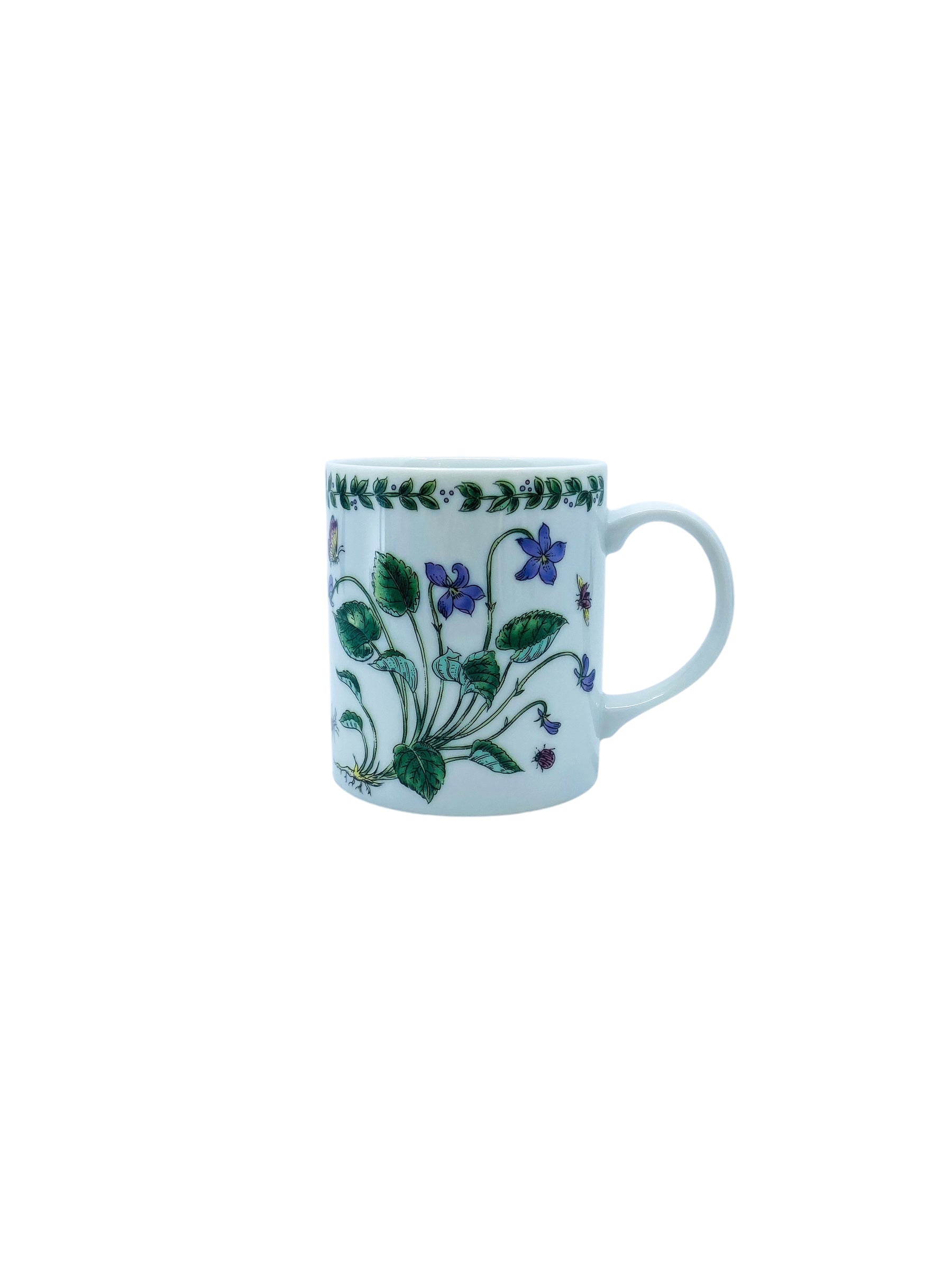 Vintage Andrea by Sadek Botanical Mugs, Set of 3