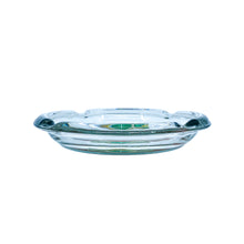 Large Cigar Label Glass Ashtray