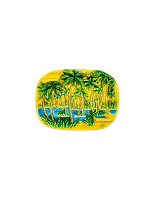 Vintage Palm Tree Ashtray, Japan