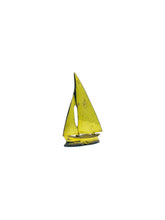 Mini Brass Sailboat