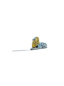 Heavy Silver & Gold Lion Letter Opener