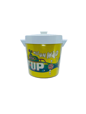 Rare 1960’s Vintage 7UP The Uncola Wet Un Wild Ice Bucket, Peter Max Style Art