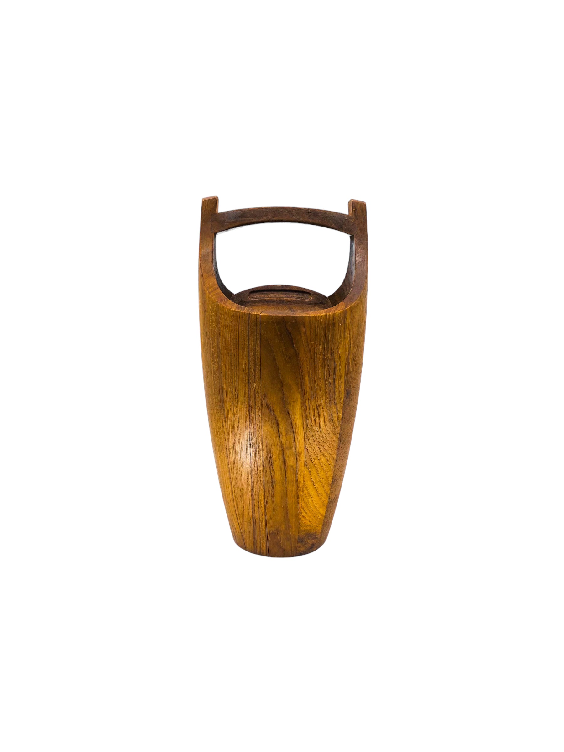 1960s Jens Quistgaard for Dansk Danish Modern Staved Teak Ice Bucket