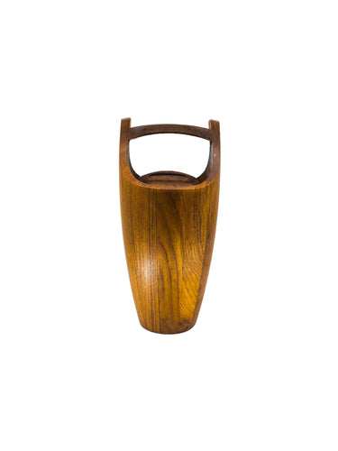 1960s Jens Quistgaard for Dansk Danish Modern Staved Teak Ice Bucket