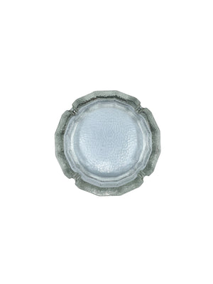 Vintage Blenko Bamboo Shaped Glass Ashtray, Large