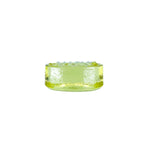 Vintage Yellow “JUNK” Glass Paperweight