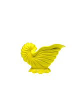 Vintage Yellow Ceramic Shell Planter