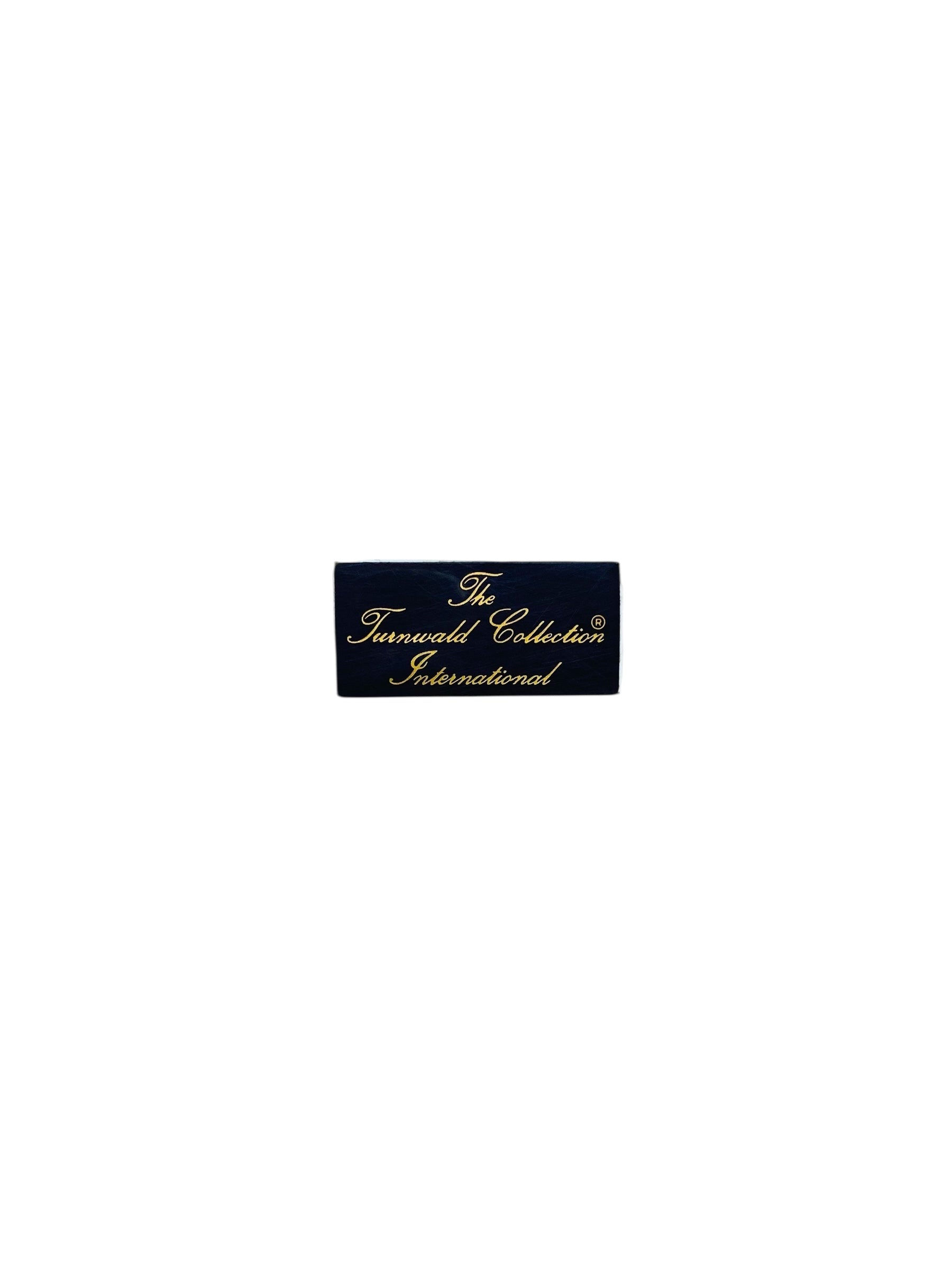 Vintage Turnwald 24kt Gold Plated Golf Tray