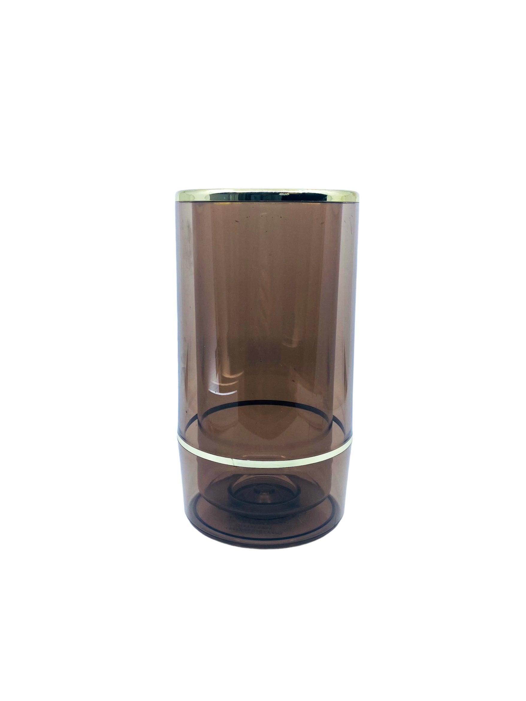 Vintage Spong Vinicool Smoked Acrylic No Ice Wine Cooler