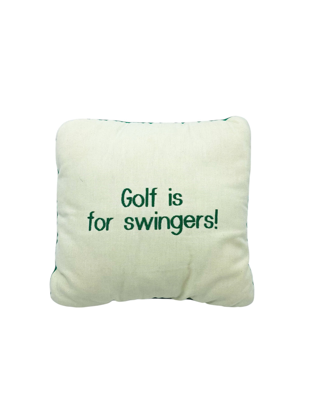 Vintage “Golf is for swingers” Pillow