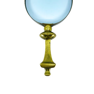 Vintage Heavy Brass Magnifying Glass