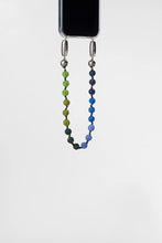 Ossa: Blue Pave Disco Ball Wristlet