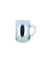Vintage Glass Tennis Racket Mugs, Pair