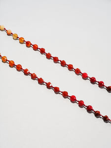 Ossa: Red Agate Ombre Gem Crossbody