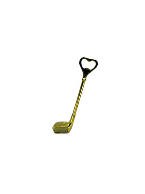 Vintage Brass Golf Club Bottle Opener