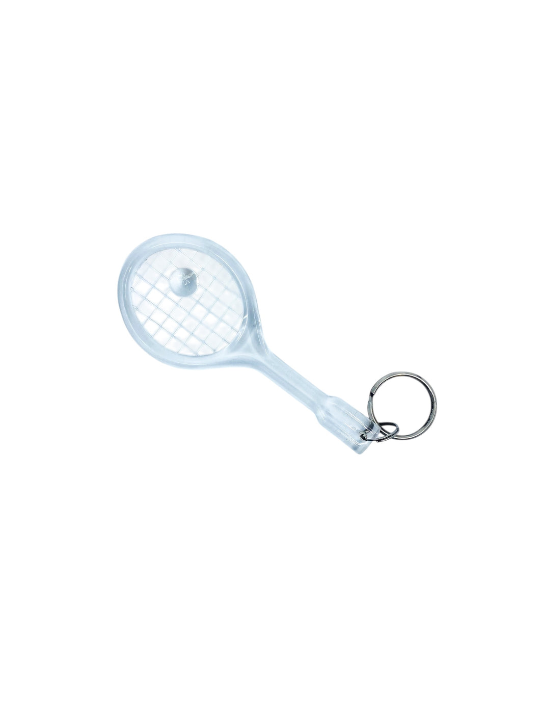 Vintage Acrylic Tennis Racket Keychain