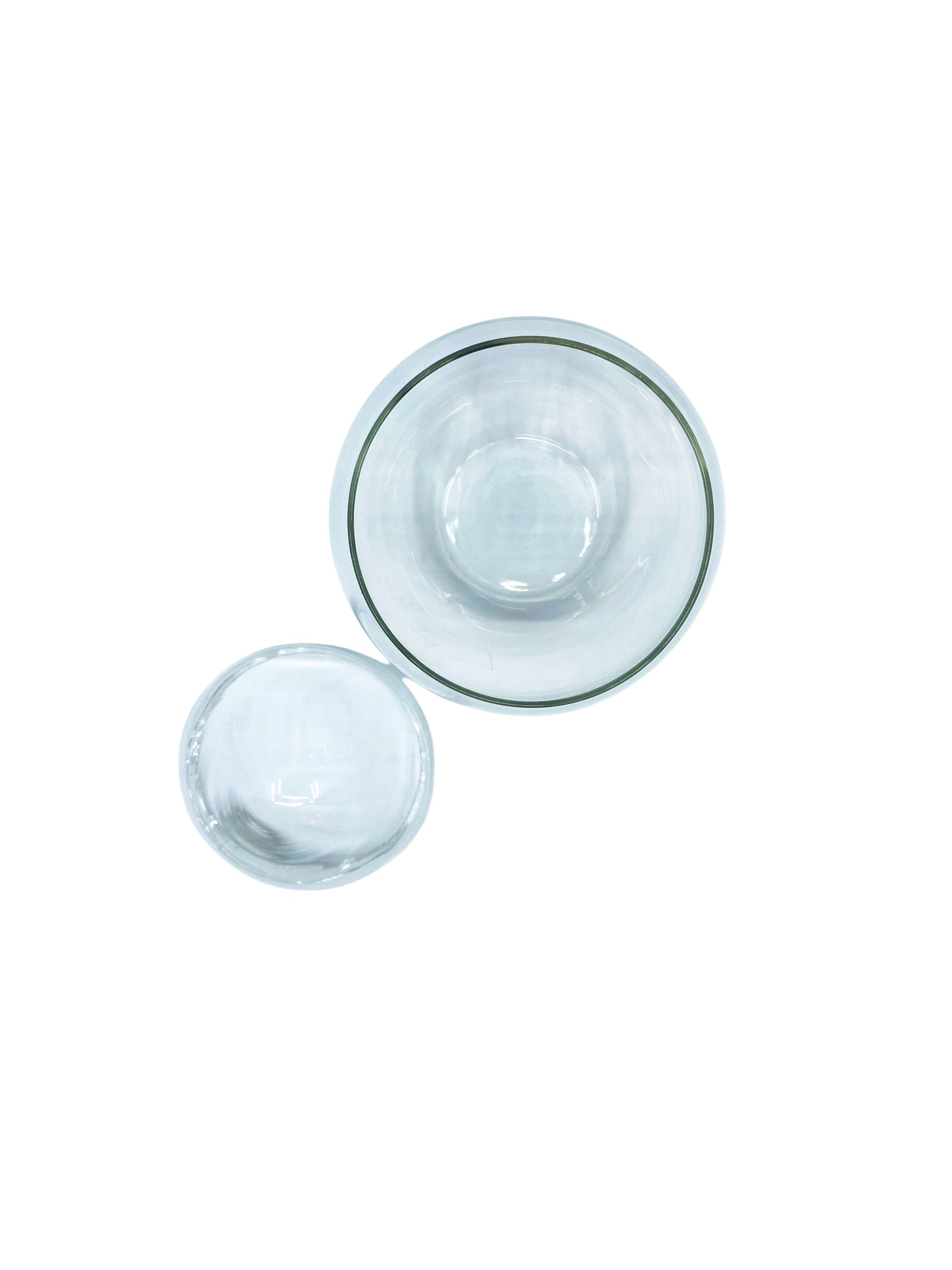 Vintage Libbey Glass Egg Shaped Canister