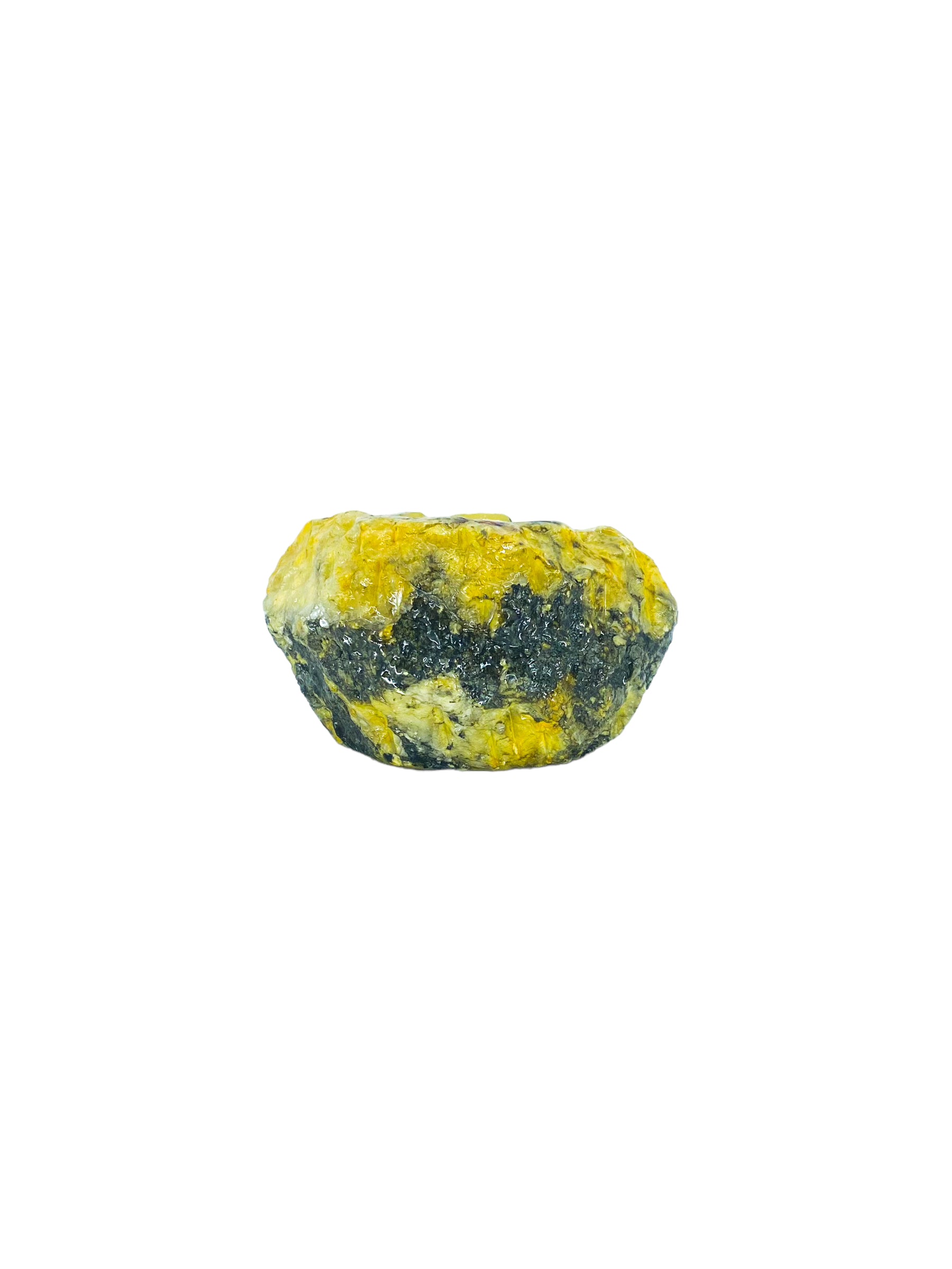 Yellow Alabaster Raw Edge Ashtray