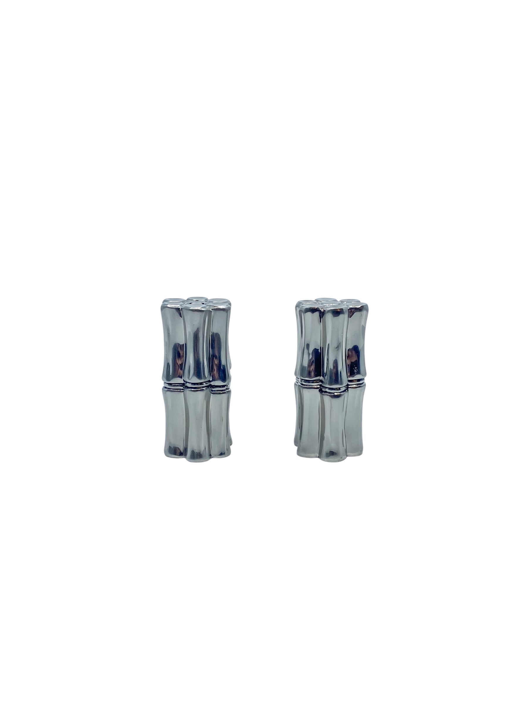 Bamboo Shaped Salt & Pepper Shakers
