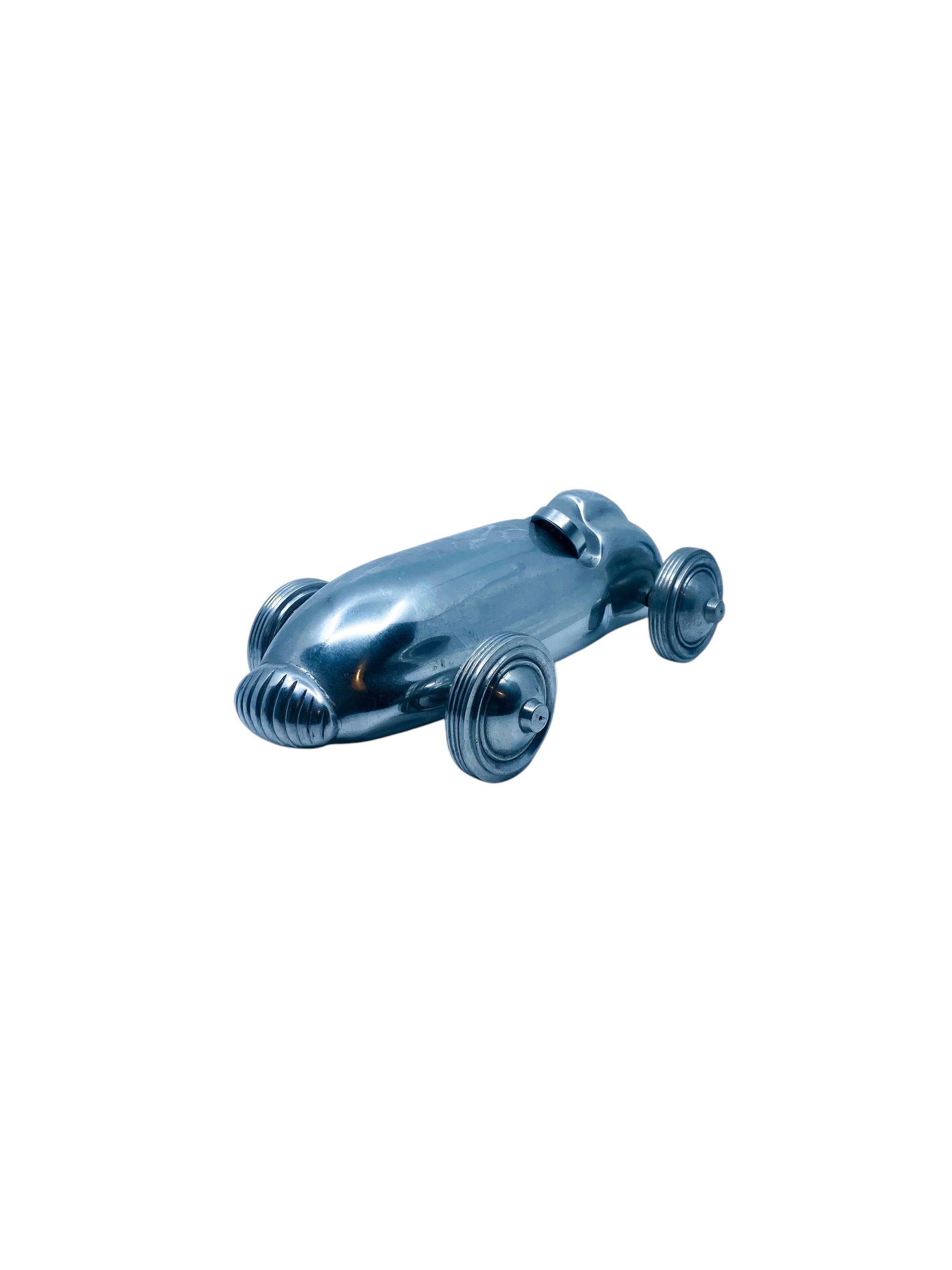 Vintage Cast Aluminum Toy Racer Car Model