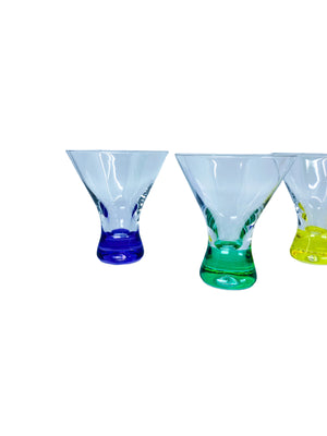 Multicolor Liquor Cocktail Glasses, Set of 4