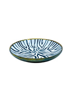 Vintage Japanese Porcelain Hand Painted Zebra Plate, Hong Kong