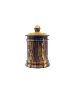 Vintage Solid Onyx Lidded Jar