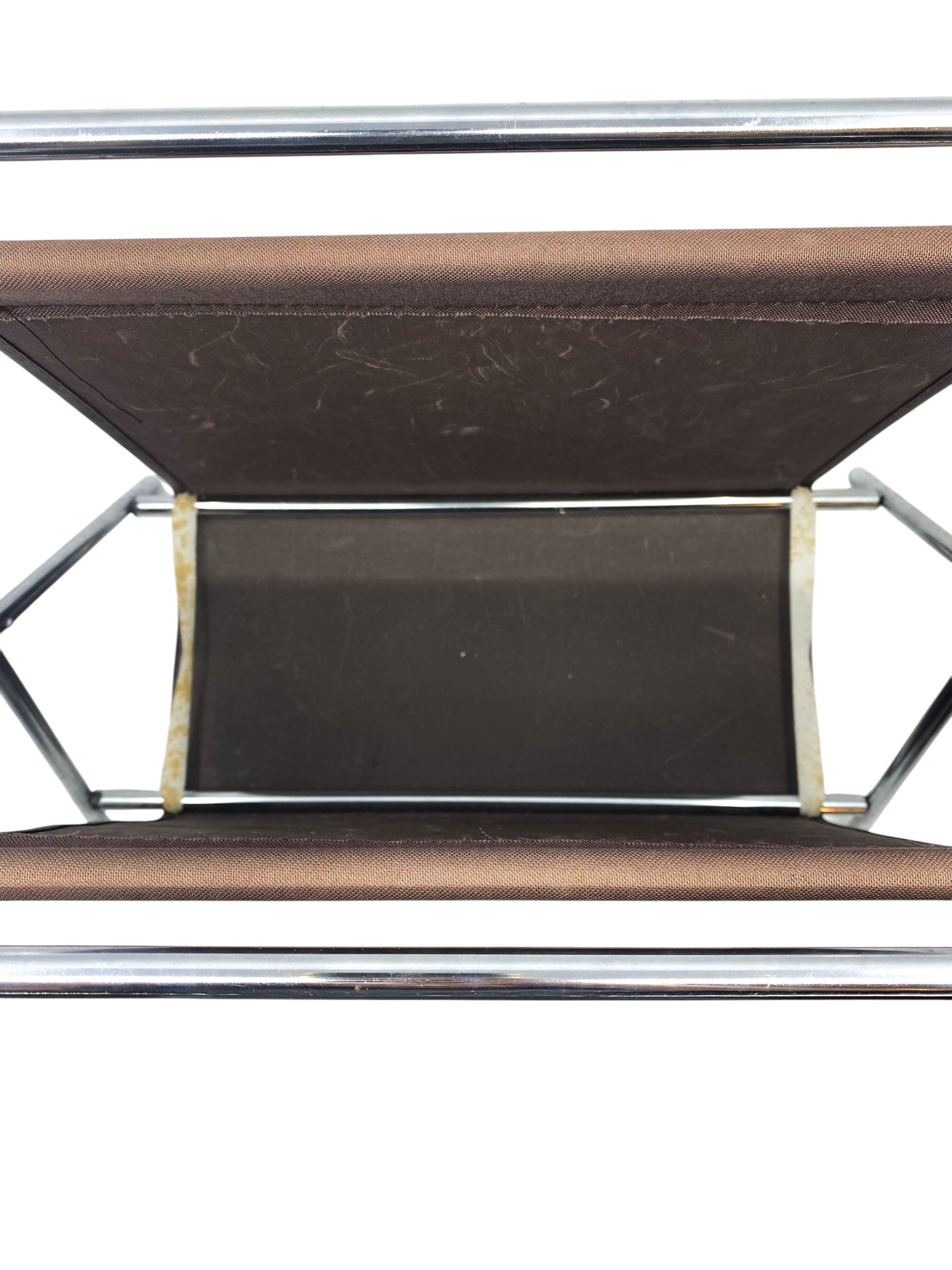 Vintage Mod Brown Magazine Rack