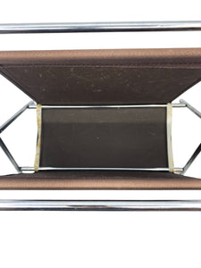 Vintage Mod Brown Magazine Rack